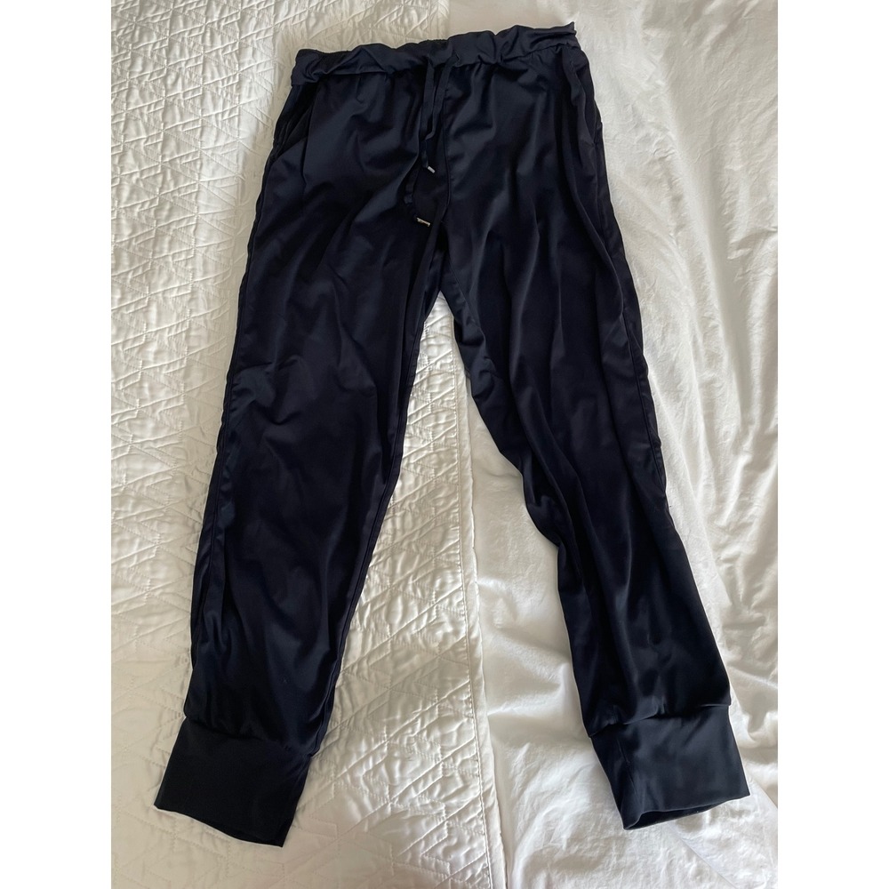 Sage Collective Joggers Black Athletic Lounge Pants Drawstring Nylon Medium